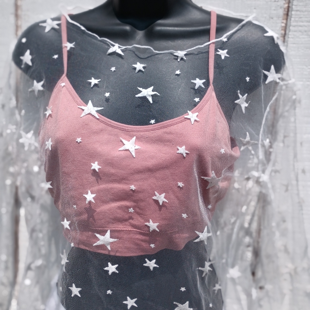 Cascade of Stars Long SleeveCover Up - Picture 5 of 6